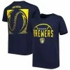 Outerstuff Youth Navy Milwaukee Brewers Blitz Ball T-Shirt