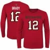 Outerstuff Youth Tom Brady Red Tampa Bay Buccaneers Mainliner Player Name & Number Long Sleeve T-Shirt -Outerstuff shop unnamed file 209