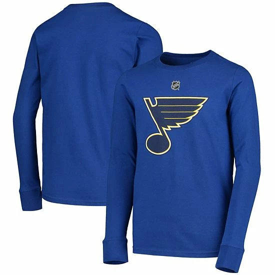 Outerstuff Youth Navy St. Louis Blues Primary Logo Long Sleeve T-Shirt 4 Outerstuff Youth Navy St. Louis Blues Primary Logo Long Sleeve T-Shirt - Image 2