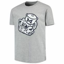 Outerstuff Youth Heathered Gray Michigan Wolverines Vault Logo Short Sleeve T-Shirt -Outerstuff shop unnamed file 2101