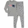 Outerstuff Youth Heathered Gray New England Patriots Long Sleeve T-Shirt & Pants Sleep Set -Outerstuff shop unnamed file 213