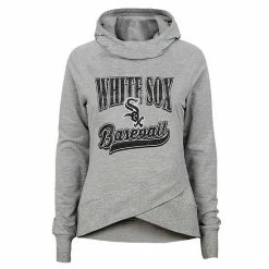 Outerstuff Girls Youth Heathered Gray Chicago White Sox America's Team Raglan Pullover Hoodie