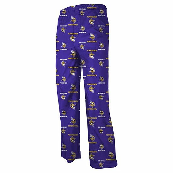 Outerstuff Preschool Purple Minnesota Vikings Allover Logo Printed Pants 4 Outerstuff Preschool Purple Minnesota Vikings Allover Logo Printed Pants - Image 2