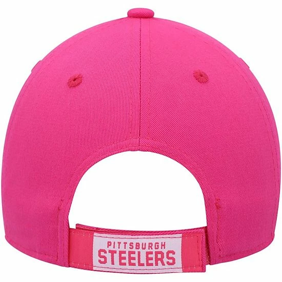 Outerstuff Girls Youth Pink Pittsburgh Steelers Structured Adjustable Hat 7 Outerstuff Girls Youth Pink Pittsburgh Steelers Structured Adjustable Hat - Image 5