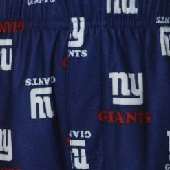 Outerstuff New York Giants Preschool Allover Logo Flannel Pajama Pants - Royal Blue -Outerstuff shop unnamed file 2233