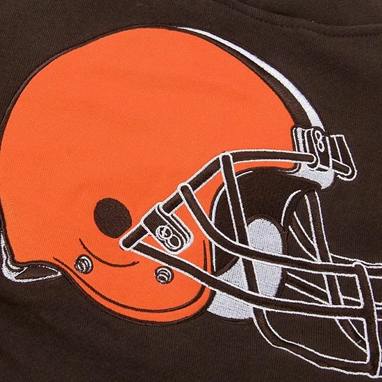 Outerstuff Toddler Brown Cleveland Browns Fan Gear Primary Logo Pullover Hoodie 5 Outerstuff Toddler Brown Cleveland Browns Fan Gear Primary Logo Pullover Hoodie - Image 3