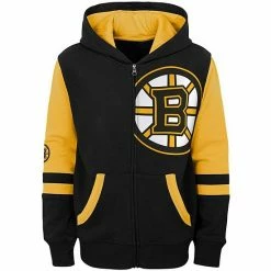 Outerstuff Toddler Black Boston Bruins Faceoff Fleece Full-Zip Hoodie Jacket 8 Outerstuff Toddler Black Boston Bruins Faceoff Fleece Full-Zip Hoodie Jacket -Outerstuff shop unnamed file 2290