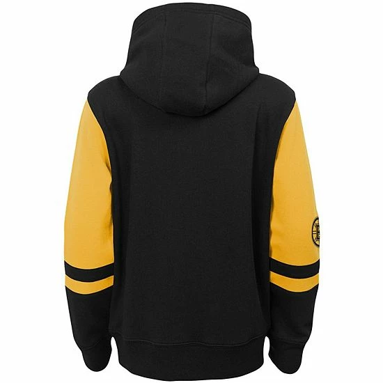 Outerstuff Toddler Black Boston Bruins Faceoff Fleece Full-Zip Hoodie Jacket 6 Outerstuff Toddler Black Boston Bruins Faceoff Fleece Full-Zip Hoodie Jacket - Image 4