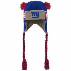 Outerstuff Toddler Royal New York Giants Wordmark Ears Trooper Knit Hat