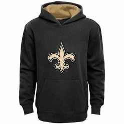 Outerstuff Youth Black New Orleans Saints Fan Gear Prime Pullover Hoodie -Outerstuff shop unnamed file 2325