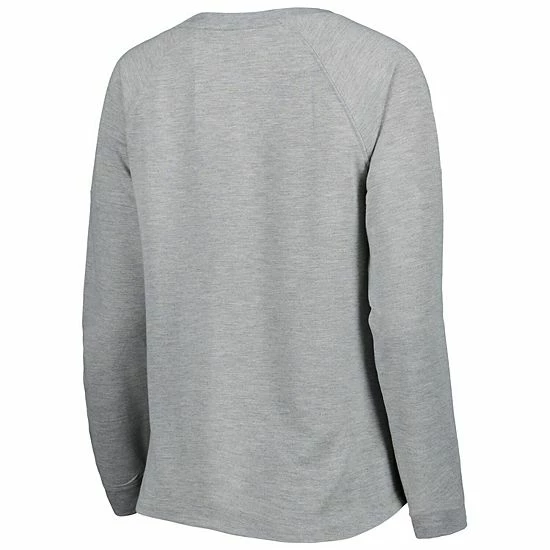 Outerstuff Juniors Heathered Gray Dallas Cowboys All Striped Up Raglan Long Sleeve T-Shirt 6 Outerstuff Juniors Heathered Gray Dallas Cowboys All Striped Up Raglan Long Sleeve T-Shirt - Image 4