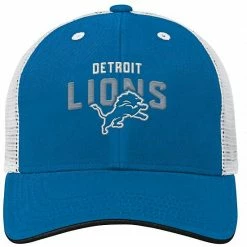 Alternative view of Outerstuff Youth Blue Detroit Lions Core Lockup Snapback Hat