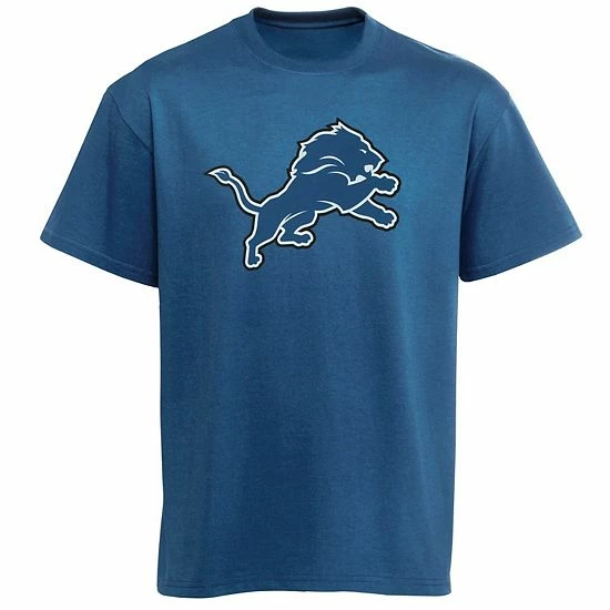 Outerstuff Detroit Lions Youth Team Logo T-Shirt - Blue 3 Outerstuff Detroit Lions Youth Team Logo T-Shirt - Blue