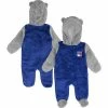 Outerstuff Newborn Blue New York Rangers Game Nap Teddy Fleece Bunting Full-Zip Sleeper -Outerstuff shop unnamed file 2397
