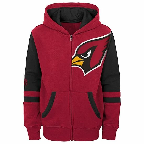 Outerstuff Preschool Cardinal Arizona Cardinals Stadium Full-Zip Hoodie 5 Outerstuff Preschool Cardinal Arizona Cardinals Stadium Full-Zip Hoodie - Image 3
