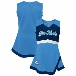 Outerstuff Girls Youth Carolina Blue North Carolina Tar Heels Cheer Captain Jumper Dress