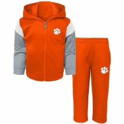 Outerstuff Toddler Orange Clemson Tigers Fleece Full-Zip Hoodie And Pants Set
