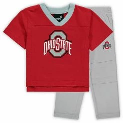 Outerstuff Infant Scarlet/Gray Ohio State Buckeyes Training Camp Jersey And Pants Set -Outerstuff shop unnamed file 2477