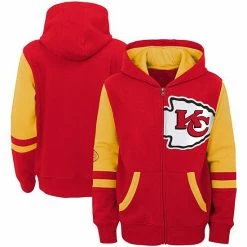 Outerstuff Youth Red Kansas City Chiefs Stadium Full-Zip Hoodie