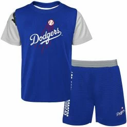 Outerstuff Toddler Royal Los Angeles Dodgers Pinch Hitter T-Shirt & Shorts Set