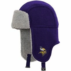 Alternative view of Outerstuff Youth Purple Minnesota Vikings Flat Trooper Knit Hat