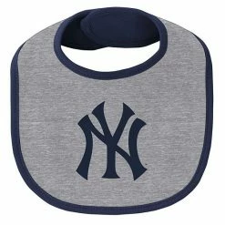 Outerstuff Newborn & Infant Navy New York Yankees Little Champ Three-Pack Bodysuit Bib & Booties Set -Outerstuff shop unnamed file 2520