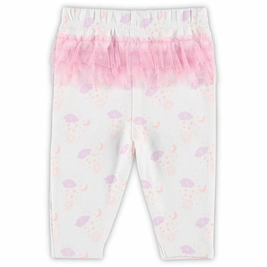 Outerstuff Girls Newborn & Infant White Pittsburgh Steelers Spreading Love Bodysuit And Tutu Leggings Set 6 Outerstuff Girls Newborn & Infant White Pittsburgh Steelers Spreading Love Bodysuit And Tutu Leggings Set - Image 4