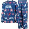 Outerstuff Youth Royal Chicago Cubs Allover Print Long Sleeve T-Shirt & Pants Sleep Set -Outerstuff shop unnamed file 254