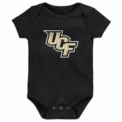 Outerstuff Infant Black/Gold/Heathered Gray UCF Knights 3-Pack Game On Bodysuit Set -Outerstuff shop unnamed file 2541