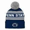 Outerstuff Youth Navy Penn State Nittany Lions Jacquard Cuffed Knit Hat With Pom -Outerstuff shop unnamed file 2568