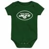 Outerstuff Newborn & Infant Green New York Jets Primary Team Logo Bodysuit