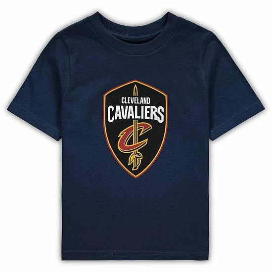 Outerstuff Preschool Navy Cleveland Cavaliers Primary Team Logo T-Shirt 3 Outerstuff Preschool Navy Cleveland Cavaliers Primary Team Logo T-Shirt