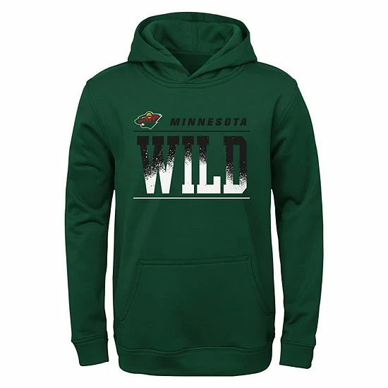 Outerstuff Youth Green Minnesota Wild Play-By-Play Performance Pullover Hoodie 3 Outerstuff Youth Green Minnesota Wild Play-By-Play Performance Pullover Hoodie