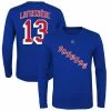 Outerstuff Youth Alexis Lafrenière Royal New York Rangers Authentic Stack Name & Number Long Sleeve T-Shirt -Outerstuff shop unnamed file 2624