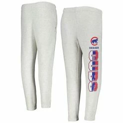 Outerstuff Youth Ash Chicago Cubs Game Time Fleece Pants