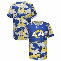 Outerstuff Youth Royal/Gold Los Angeles Rams Cross Pattern T-Shirt