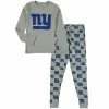 Outerstuff Youth Heathered Gray New York Giants Long Sleeve T-Shirt & Pants Sleep Set -Outerstuff shop unnamed file 27