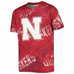 Outerstuff Youth Scarlet Nebraska Huskers Make Some Noise Sublimated T-Shirt 8 Outerstuff Youth Scarlet Nebraska Huskers Make Some Noise Sublimated T-Shirt -Outerstuff shop unnamed file 2710
