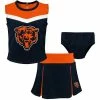 Outerstuff Girls Toddler Navy/Orange Chicago Bears Two-Piece Spirit Cheerleader Set With Bloomers -Outerstuff shop unnamed file 2712