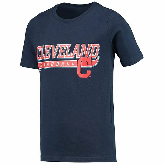 Outerstuff Youth Navy Cleveland Indians Cooperstown Collection Take The Lead T-Shirt 5 Outerstuff Youth Navy Cleveland Indians Cooperstown Collection Take The Lead T-Shirt - Image 3