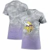 Outerstuff Juniors Gray/Purple Minnesota Vikings Beth Camo Dip-Dye T-Shirt -Outerstuff shop unnamed file 2728