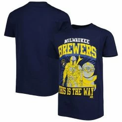 Outerstuff Youth Navy Milwaukee Brewers Star Wars This Is The Way T-Shirt -Outerstuff shop unnamed file 2761