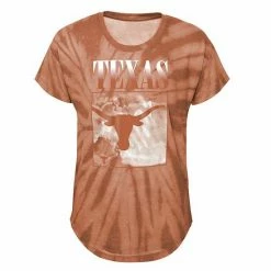 Outerstuff Girls Youth Texas Orange Texas Longhorns In The Band Tie-Dye T-Shirt