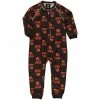 Outerstuff Toddler Brown Cleveland Browns Piped Raglan Full-Zip Jumper