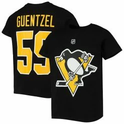 Outerstuff Youth Jake Guentzel Black Pittsburgh Penguins Name & Number T-Shirt -Outerstuff shop unnamed file 2807