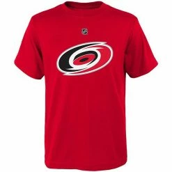 Outerstuff Youth Sebastian Aho Red Carolina Hurricanes Player Name & Number T-Shirt -Outerstuff shop unnamed file 2814