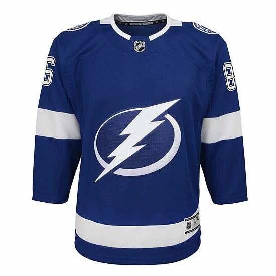 Outerstuff Youth Nikita Kucherov Blue Tampa Bay Lightning Home Premier Player Jersey 5 Outerstuff Youth Nikita Kucherov Blue Tampa Bay Lightning Home Premier Player Jersey - Image 3
