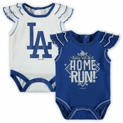 Alternative view of Outerstuff Newborn & Infant White/Royal Los Angeles Dodgers Shining All-Star 2-Pack Bodysuit Set