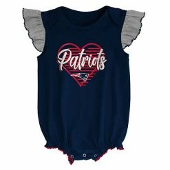 Outerstuff Girls Newborn & Infant Navy/Heathered Gray New England Patriots All The Love Bodysuit Bib & Booties Set 9 Outerstuff Girls Newborn & Infant Navy/Heathered Gray New England Patriots All The Love Bodysuit Bib & Booties Set -Outerstuff shop unnamed file 2888