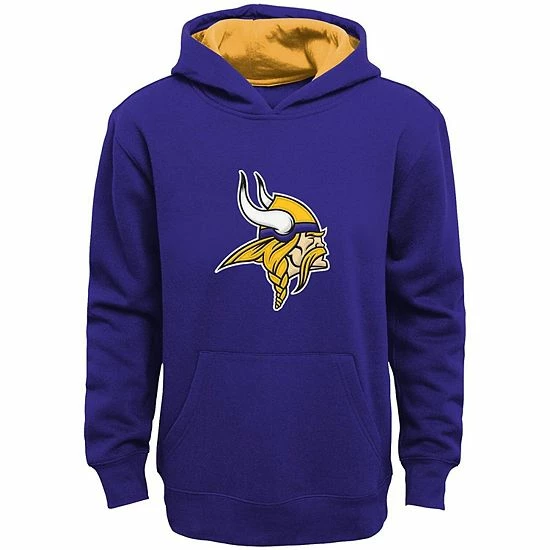 Outerstuff Youth Purple Minnesota Vikings Fan Gear Prime Pullover Hoodie 4 Outerstuff Youth Purple Minnesota Vikings Fan Gear Prime Pullover Hoodie - Image 2